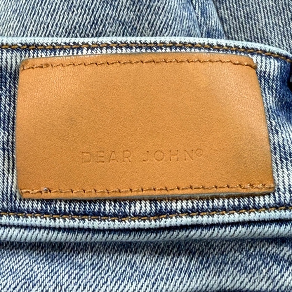 Dear John Holly Straight Leg Women's Jeans Front Seam Cuffed Size 31 High Rise - Picture 6 of 10